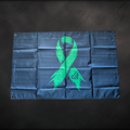 Väggflagga (Mental health ribbon)